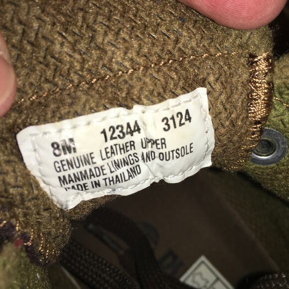 Timberland Womens 8 Brown Leather Hiking Combat Ankle Boot Gorpcore Outdoor - Picture 9 of 10